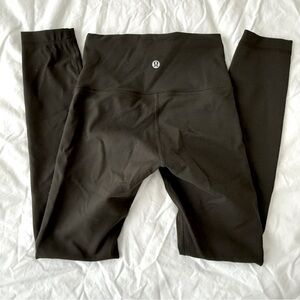 Lululemon Wunder Train High-Rise Tight 25” in Dark Olive Size 2